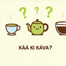 Bist du mehr Tee oder Kaffee?