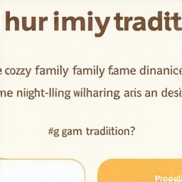 Quale stile di creazione di buone tradizioni ha la tua famiglia?